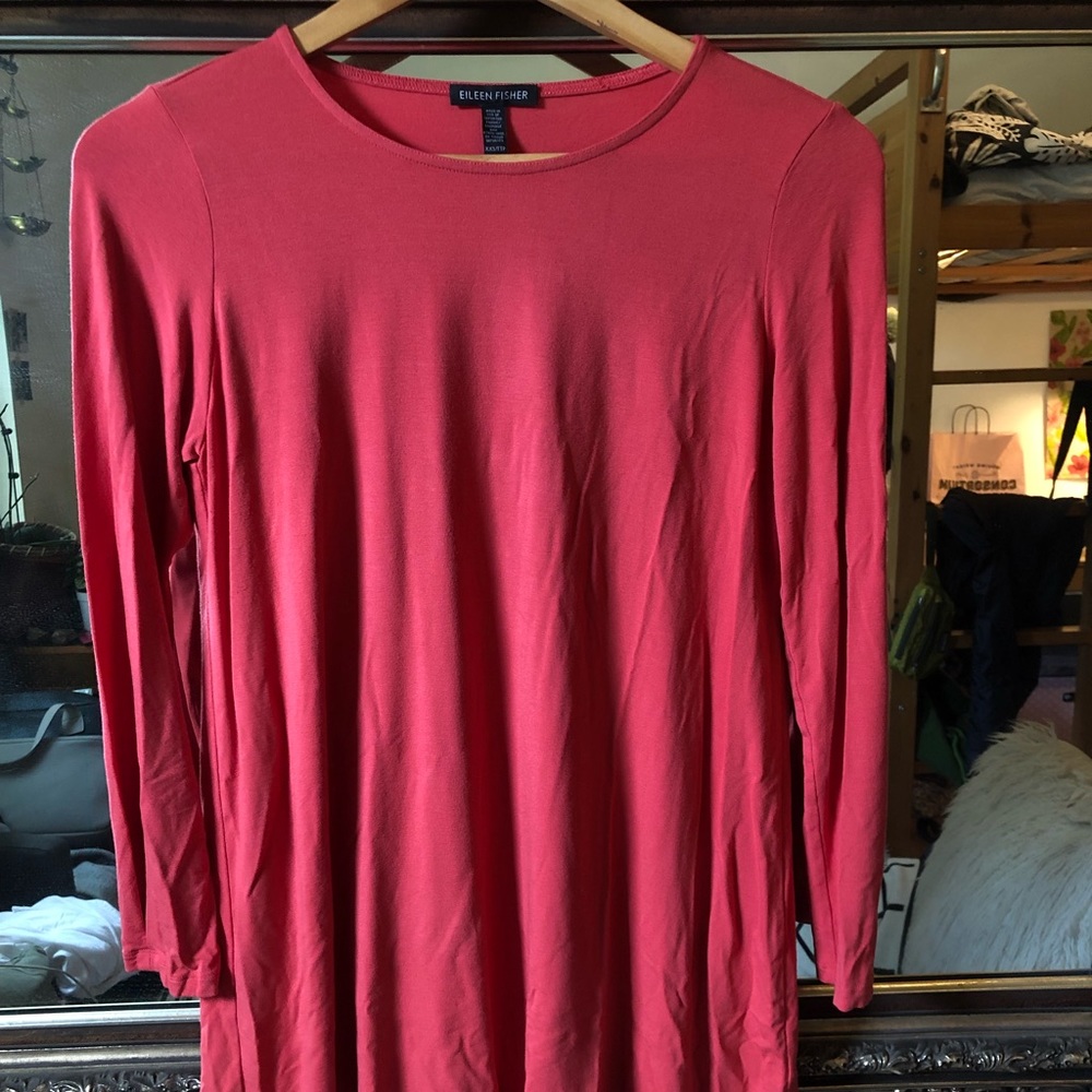 🌻Coral EILEEN FISHER top🌻